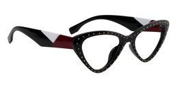 Esther Cat Eye Black Glasses3