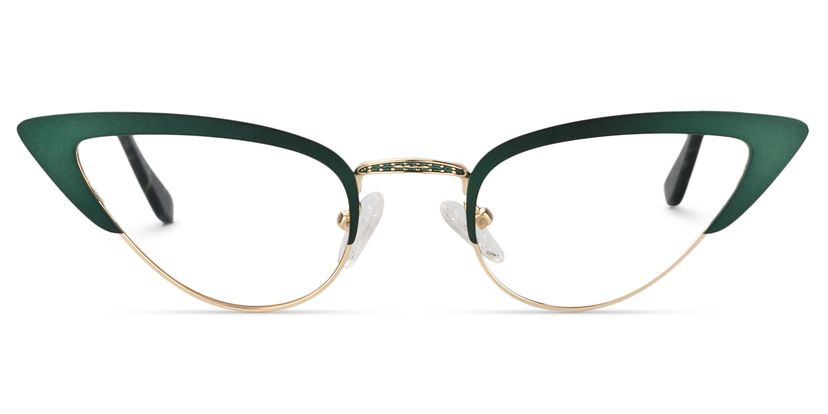 Mignon Cateye Green Glasses