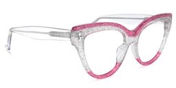 Cascata Cateye Clear Glasses2