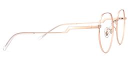 Tiffany Round Rose-Gold Glasses3
