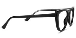 Qamar Cateye Black Glasses2