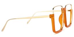 Velez Square Orange Glasses3