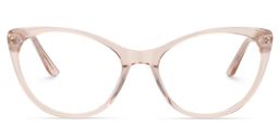 Calypso Cat Eye Beige Glasses0