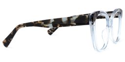 Liranzo Cateye Blue Glasses3