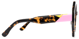 Hugh Geometric Tortoise-Gold Glasses3