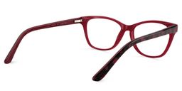 Carly Square Red Glasses5