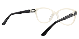 Candy Oval White Glasses4