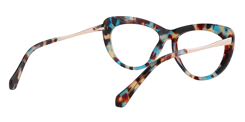 Cateye Blue-Tortoise Glasses5