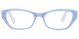 Isabella Rectangle Blue Glasses0