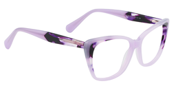 Snow Cat Eye Purple Glasses5