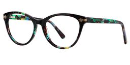 Ethel Cateye Green Floral Glasses4