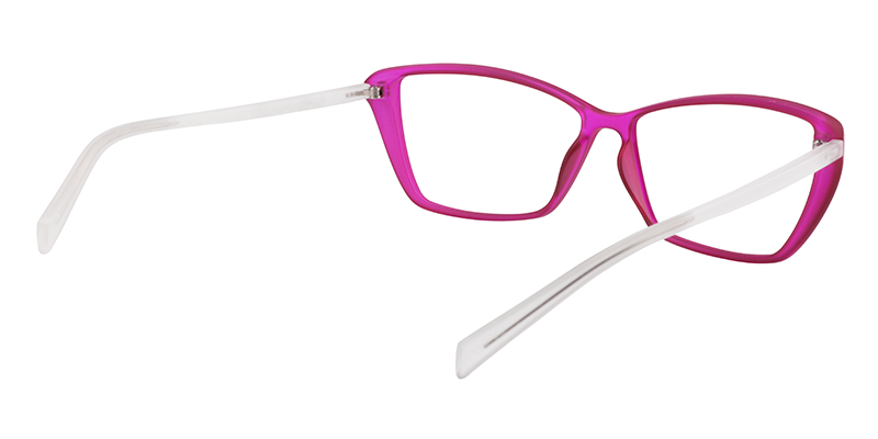 Rectangle Bright Pink Glasses5