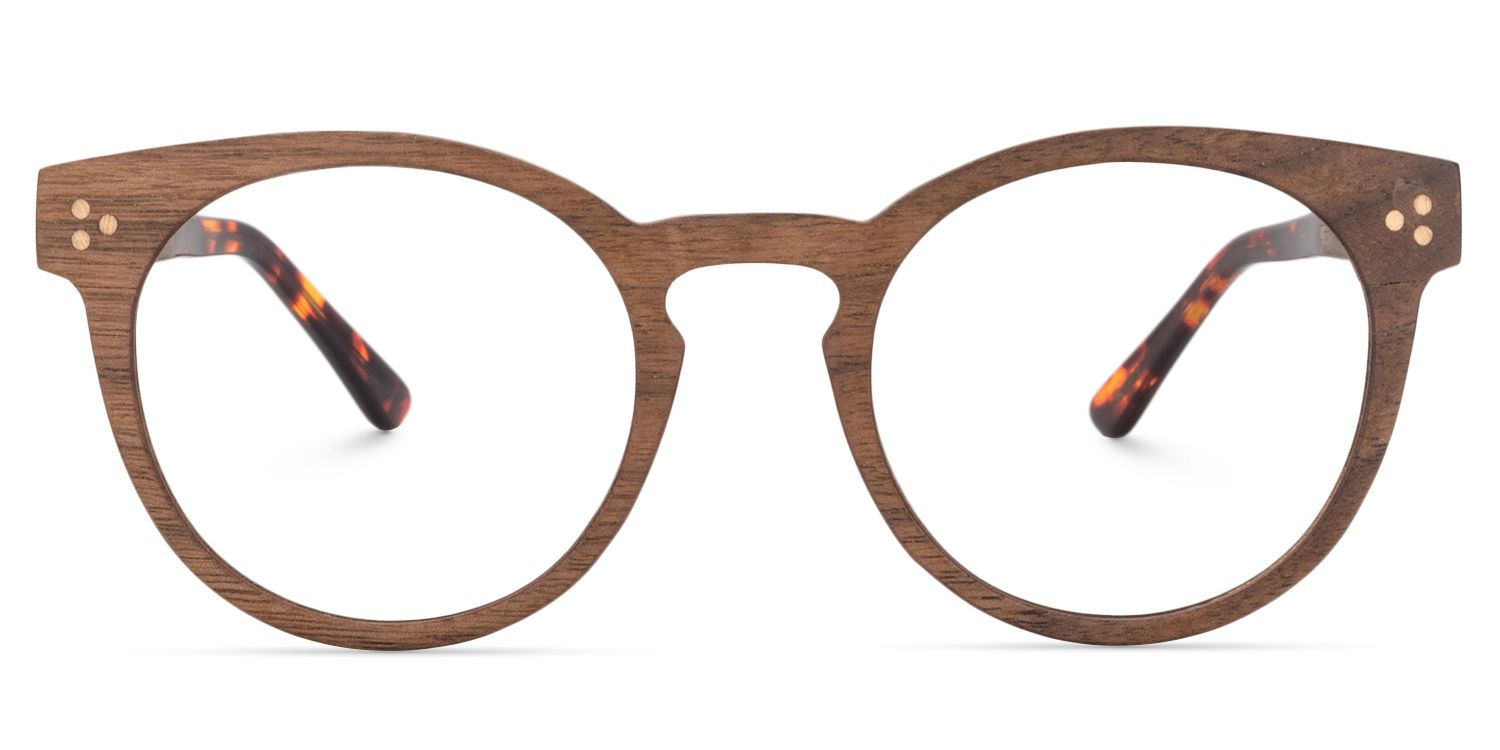 Round Brown Glasses | Zeelool Glasses0