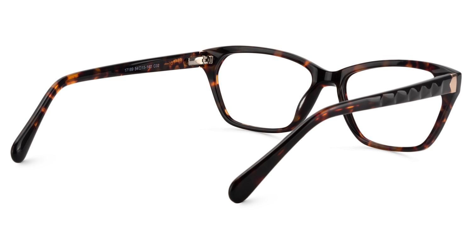 Rectangle Tortoise Glasses | Zeelool Glasses5