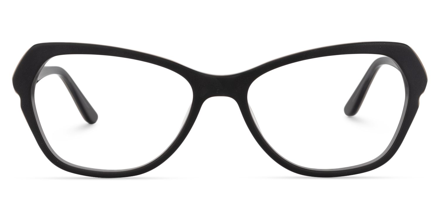 Rectangle Black Glasses | Zeelool Glasses0