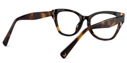 Casandra Square Tortoise Glasses5
