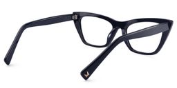 Casey Cat Eye Dark Blue Glasses5