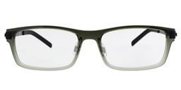 Anastasia Rectangle Dark-Green Glasses0
