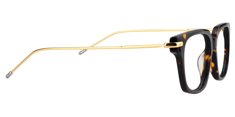 Rectangle Tortoise Glasses | Zeelool Eyeglasses Online4