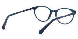 Casper Oval Dark Blue Glasses5