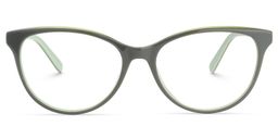 Adolphus Oval Dark Green Glasses0