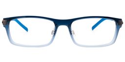 Antonia Rectangle Blue Glasses0