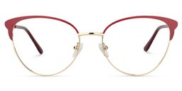 Cerise Browline Red Glasses0