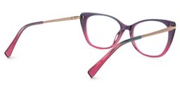 Chanda Cat Eye Red Glasses5