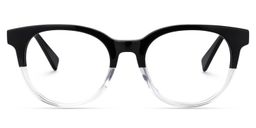 Carney Round Clear Glasses0