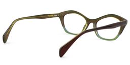 Carter Cat Eye Green Glasses5
