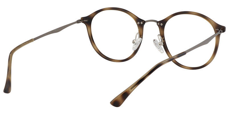Round Light Amber Glasses | Zeelool Eyeglasses5
