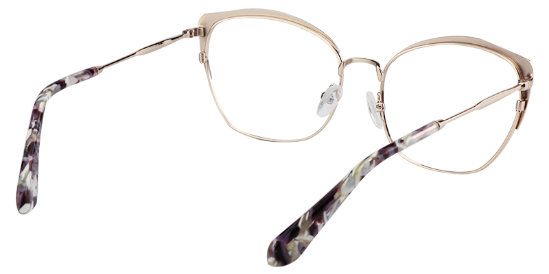 Cateye White Glasses5