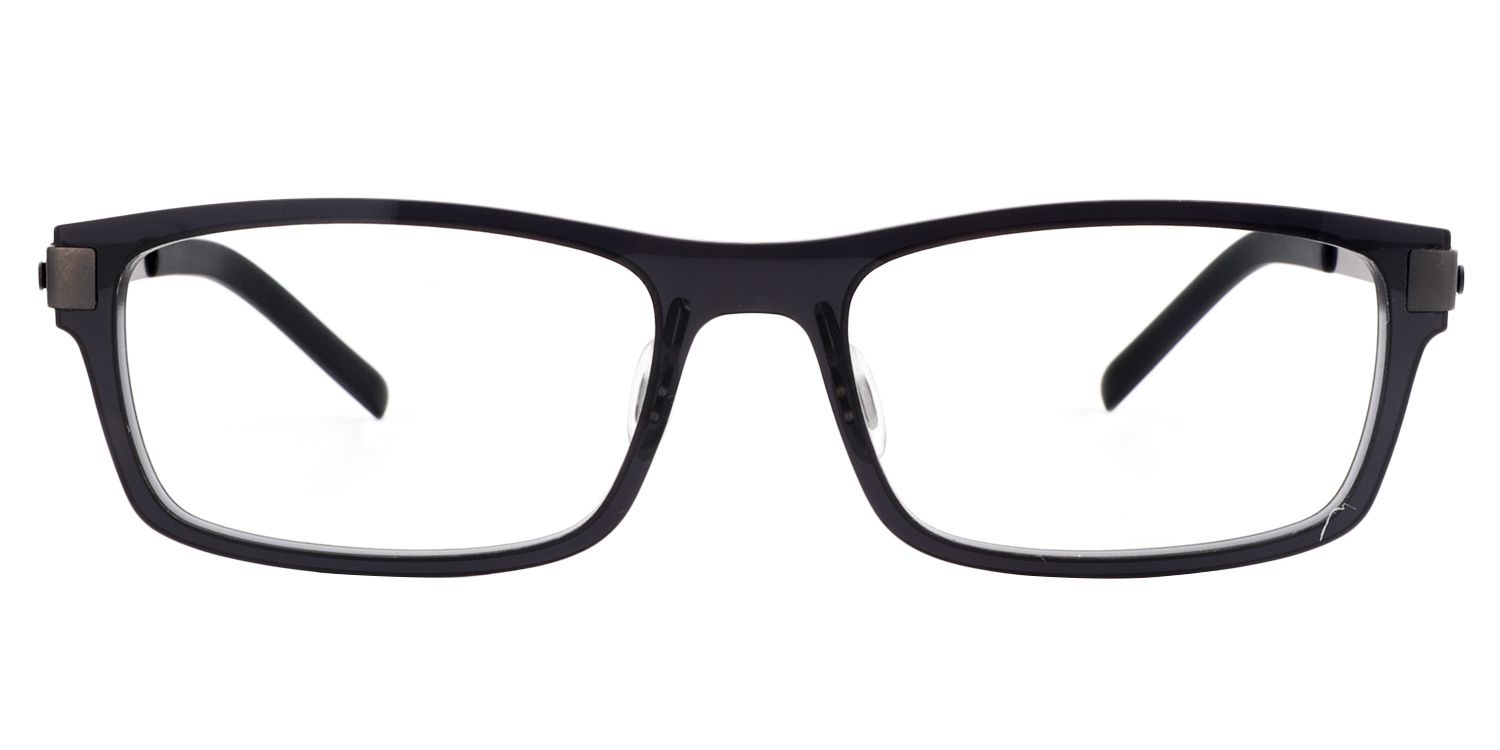 Rectangle Black Glasses | Zeelool Glasses0