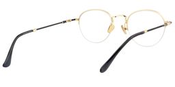 Abigail Round Black Glasses 5