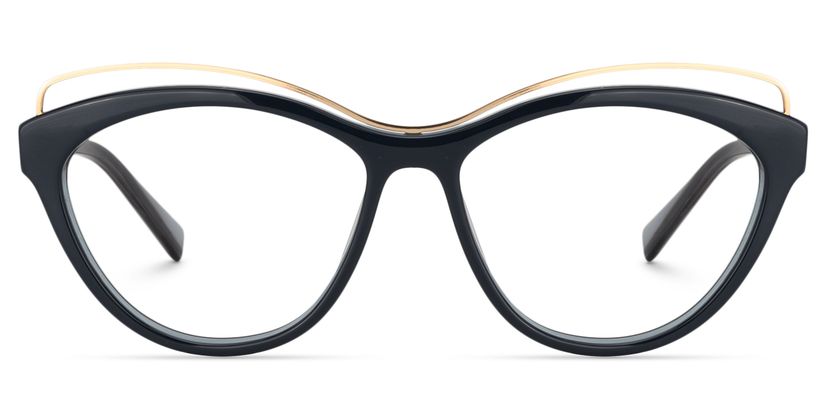 Chava Cat Eye Dark Blue Glasses