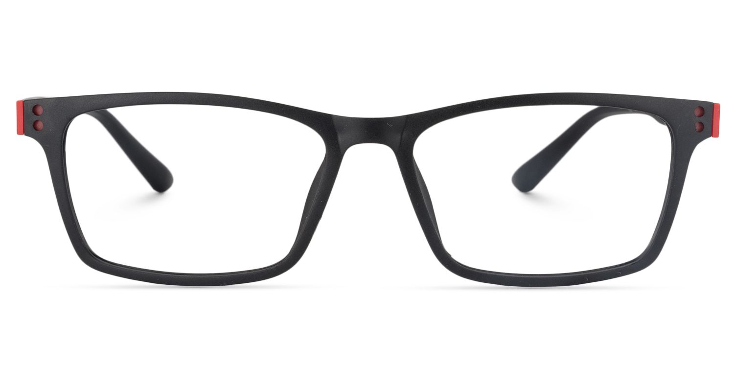 Rectangle Black Glasses | Zeelool Glasses0