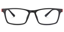 Cheche Black Rectangle Glasses0