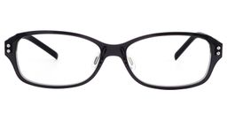 Arabela Rectangle Black Glasses0