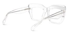 Charmaine Cat Eye Clear Glasses4