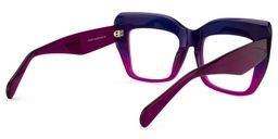 Charmaine Cat Eye Purple Glasses5