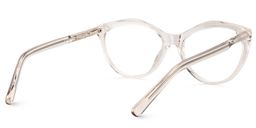 Cheri Cat Eye Beige Glasses5
