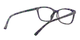 Deidre Rectangle Purple Reading Glasses5