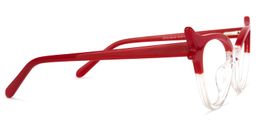 Judy Cat Eye Red Glasses4
