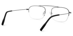 Chase Rectangle Silver Glasses5