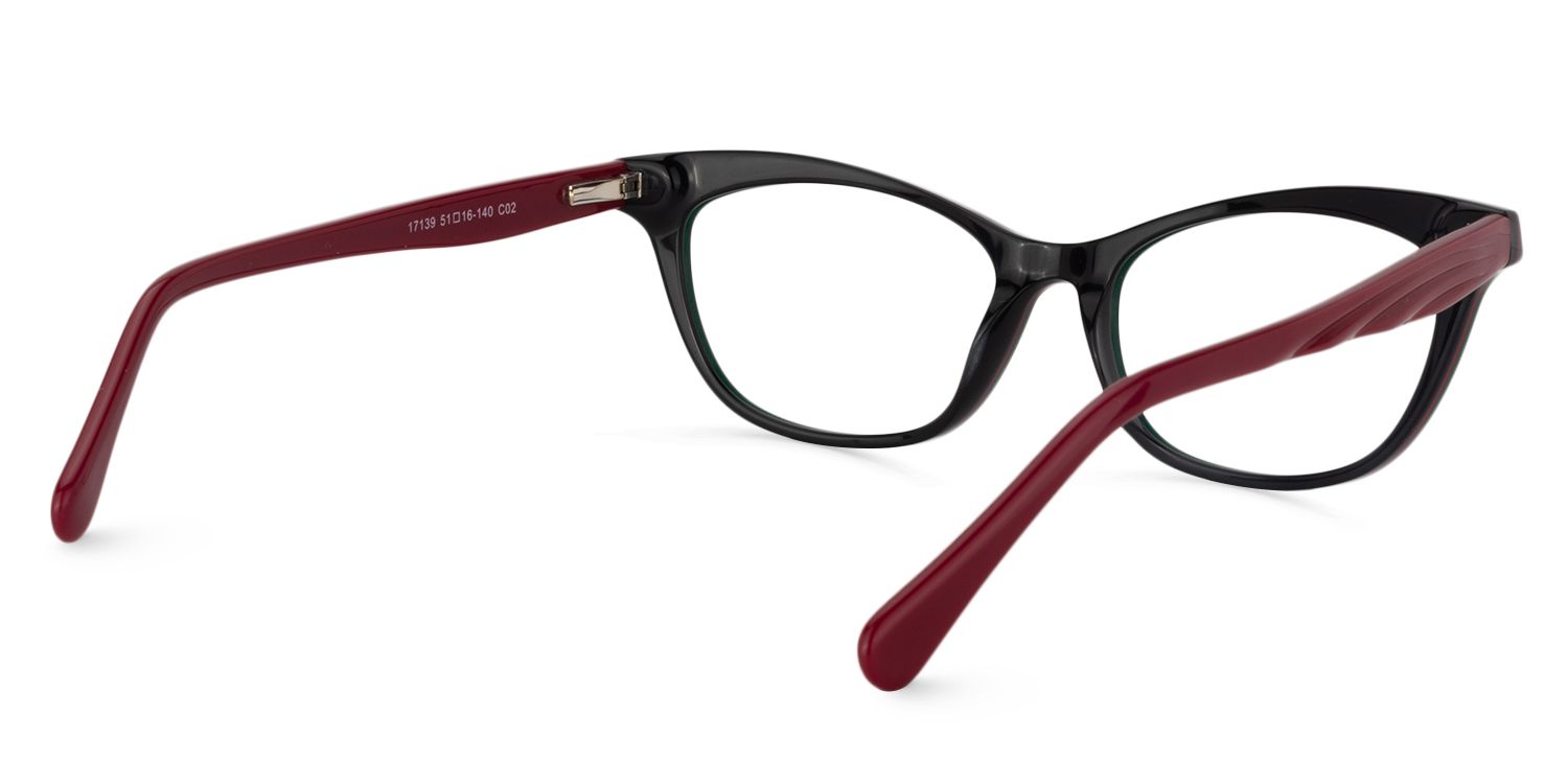 Cat Eye Black Glasses | Zeelool Glasses5