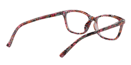 Deidre Rectangle Orange Reading Glasses5
