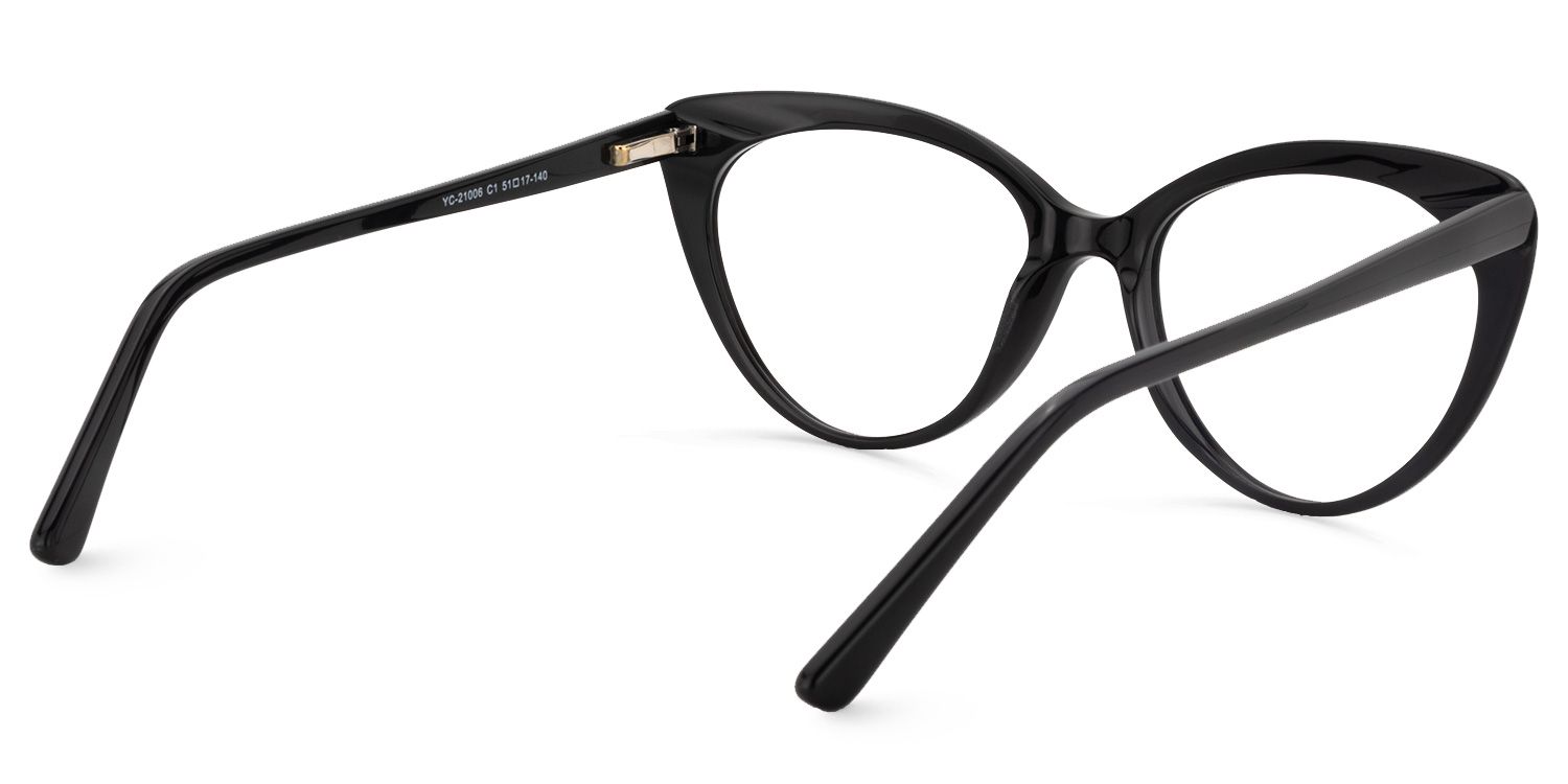Cat Eye Black Glasses | Zeelool Glasses5