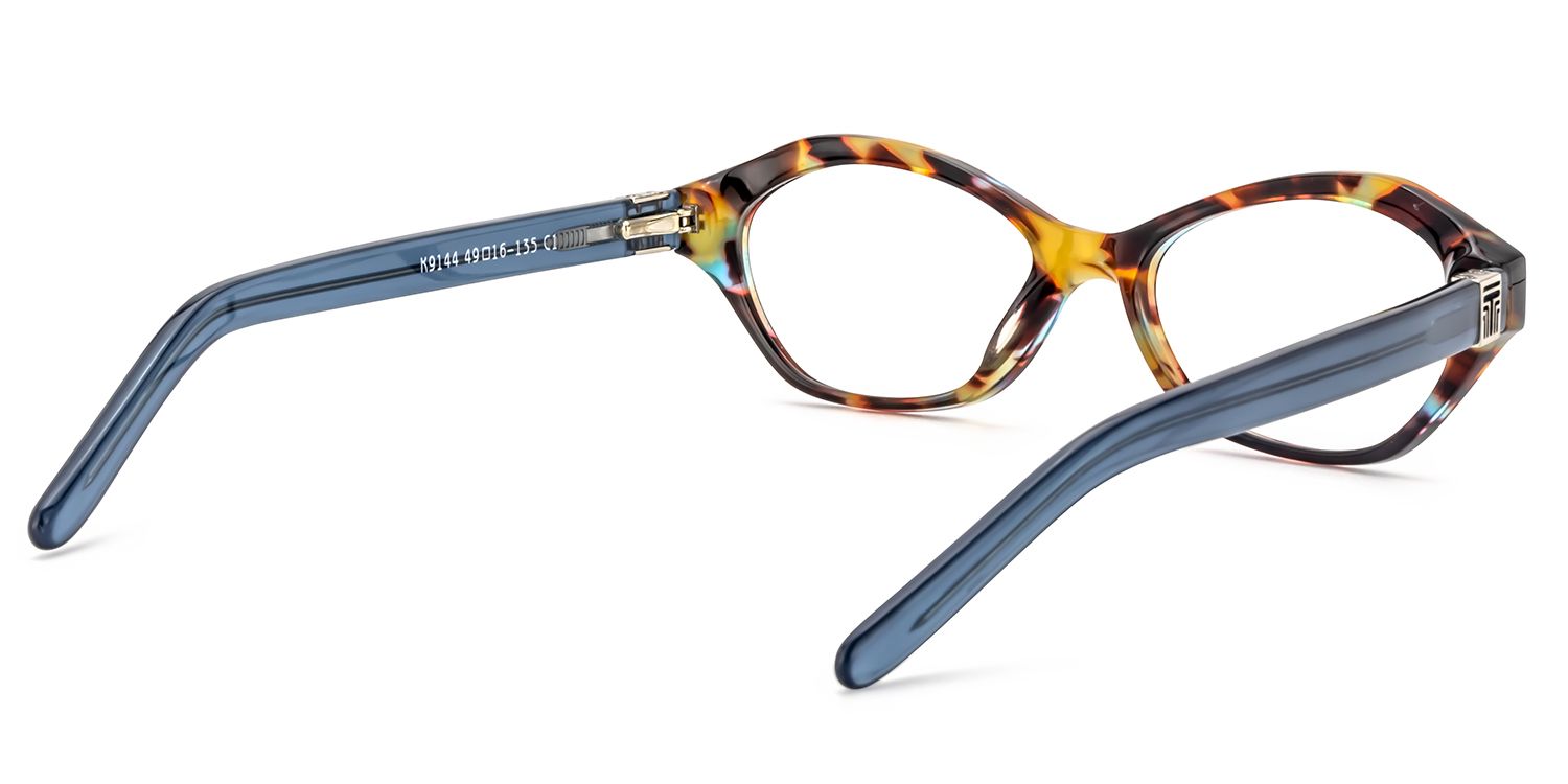 Cat Eye Yellow Tortoise Glasses | Zeelool Glasses5