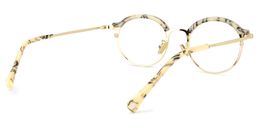 Heather Browline Gold Eyeglasses4
