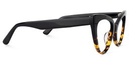 Claudette Cat Eye Yellow Tortoise Glasses3